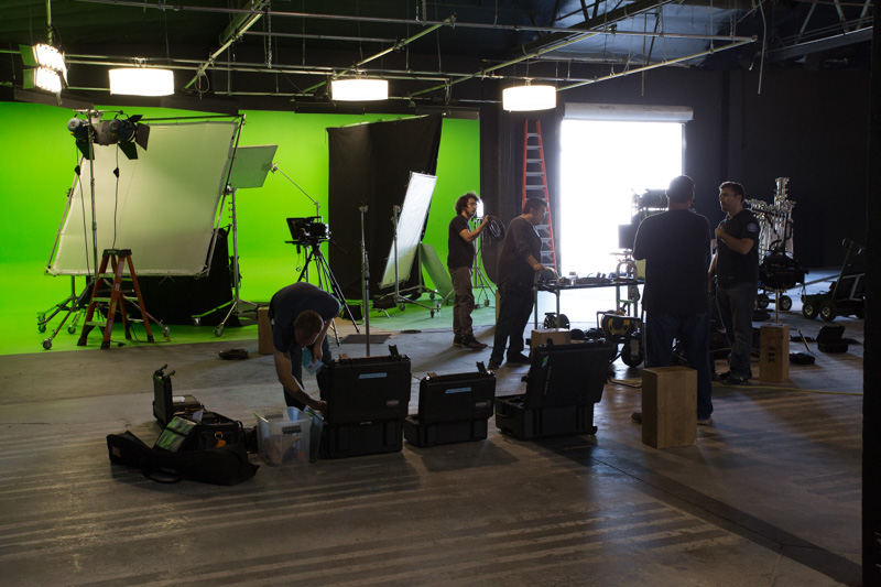 Green Screen Studio in Los Angeles Huge Green Screen PreLit