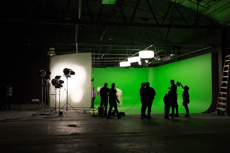 Green Screen Studio in Los Angeles Huge Green Screen PreLit