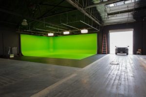 large green screen film location