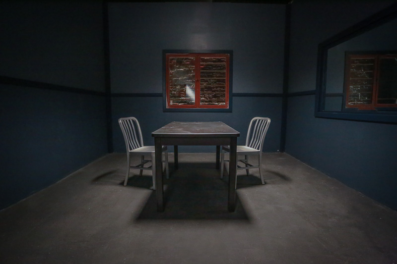 interrogation room standing set in los angeles