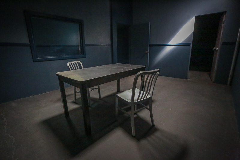 interrogation room standing set
