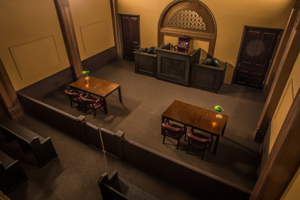 Full Courtroom movie set for rent