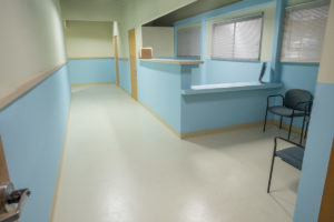 Hospital standing set with multiple rooms and hallways for rent