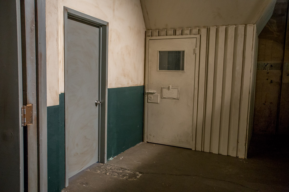 Solitary confinement standing set for rent in LA.