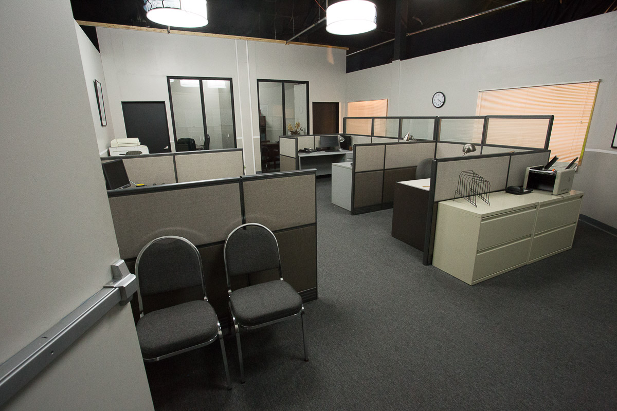 Cubicle office film set