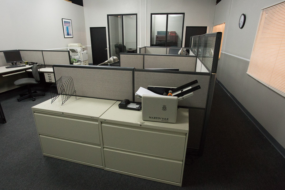 Cubicle office film set in LA