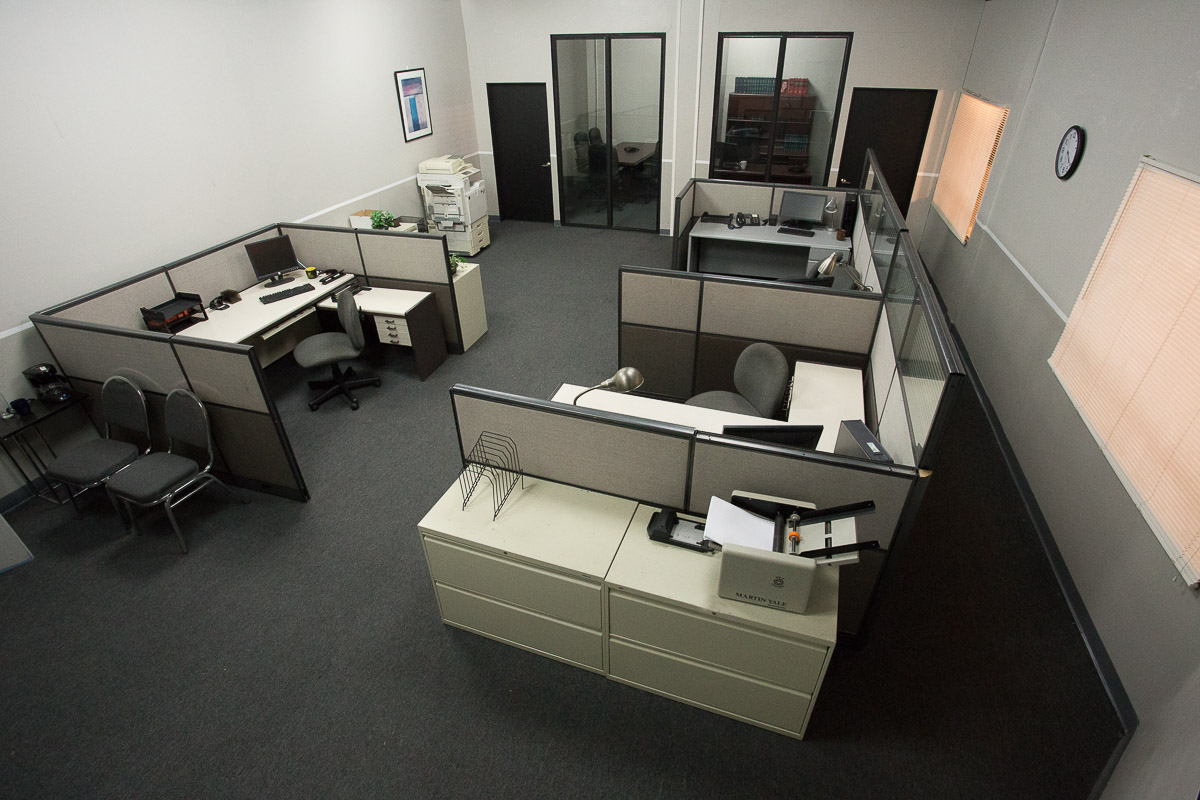 Cubicle office standing sets Los Angeles
