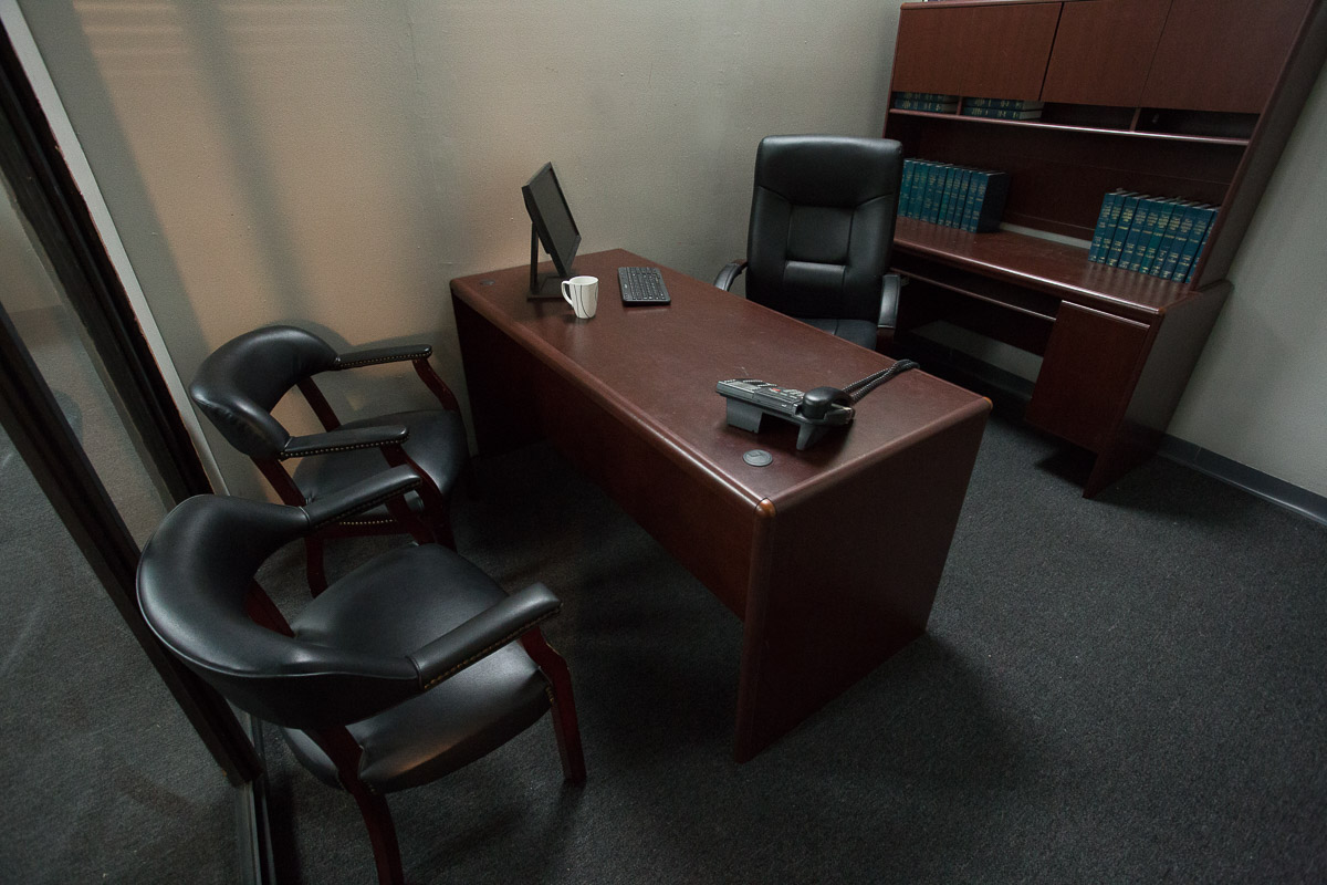 office standing set film location in LA