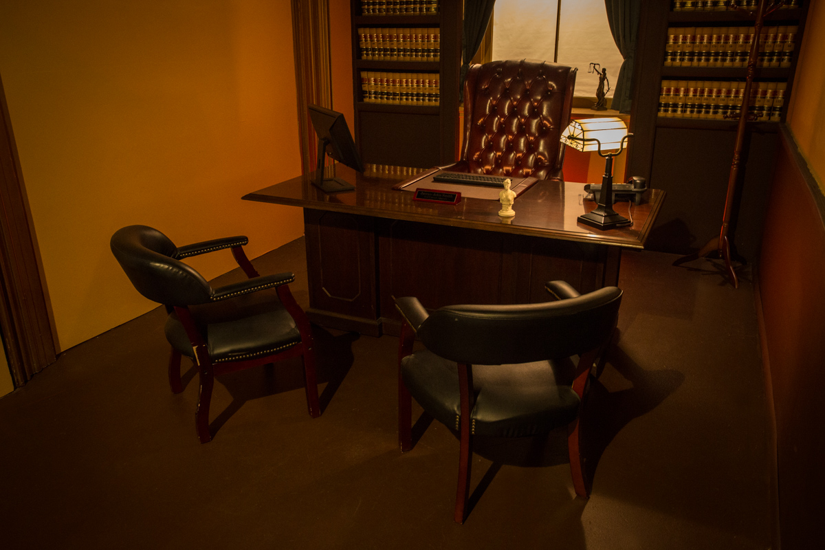 Judges chamber office stage